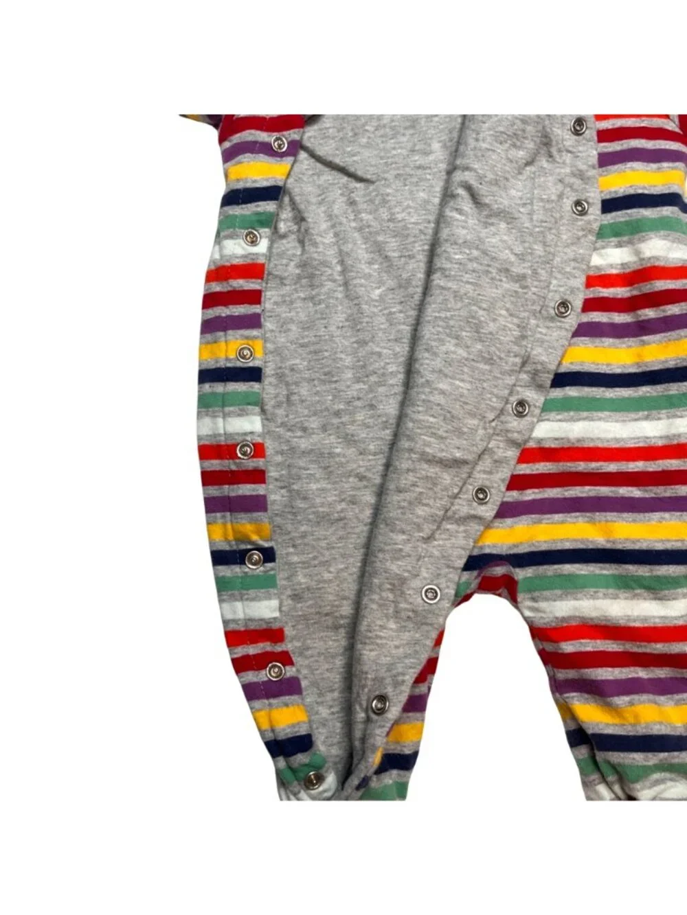 BabyGap First Favorites 0-3 Months Fully Lined Striped Footed One Piece W Snaps